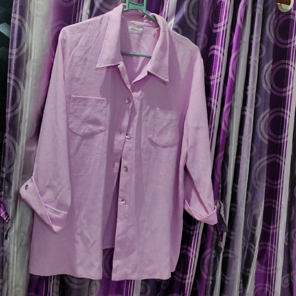 Lavender trending oversized shirt size fits to m to xl - Picture 3 of 4